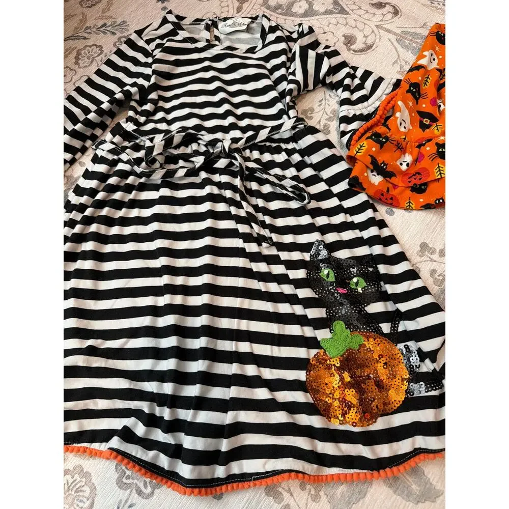 BUNDLE Girls Halloween Dresses Size 5 Rare Edition Multicolor